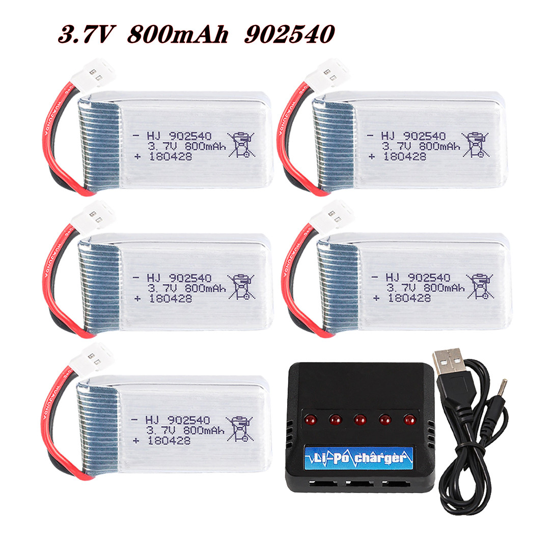 Drone Rc Leading - 3.7V 800mAh 902540 25C Lipo Batterij