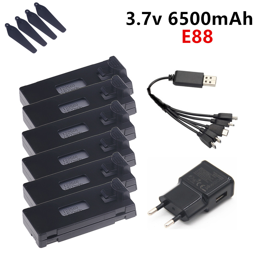 3.7V 6500mAh Lipo Batterij Voo - Drone E88 Rc Quadcopter recensie en prijs