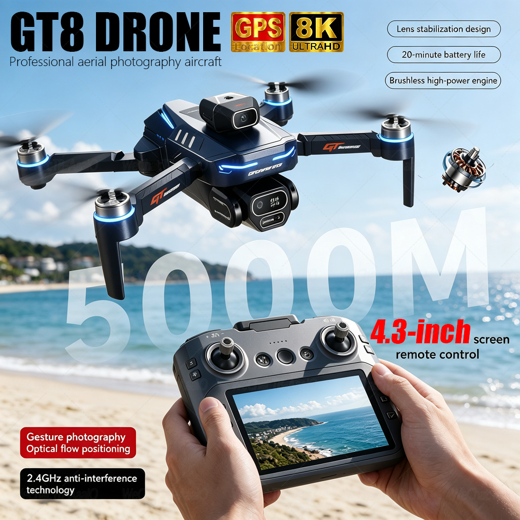 NIEUWE GT8 HD RC Drone 4K Prof - Drone Ae Rc recensie en prijs