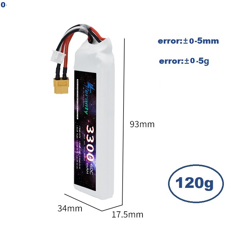 2S 7.4V LiPo Batterij 3300mAh  - Drone Rc Leading recensie en prijs